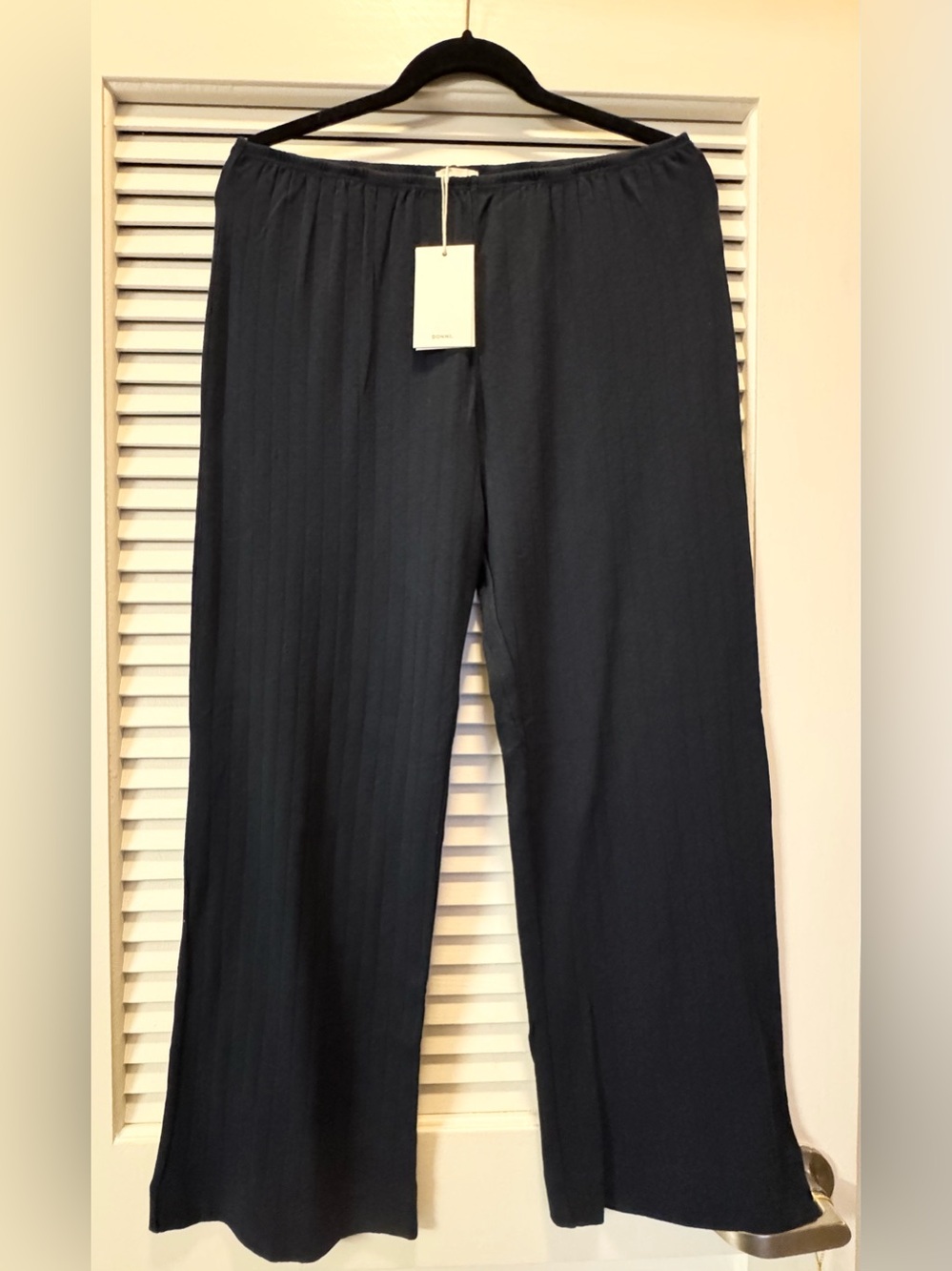 DONNI NWT Pointelle Simple Crop Pant, size M